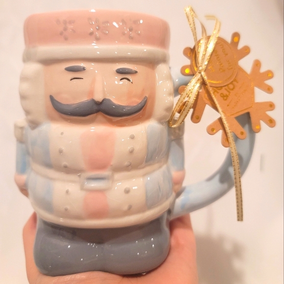 💕New Holly and Joy Pink Nutcracker Mug New With Tags Pinkmas mug Pink and blue - Picture 5 of 6
